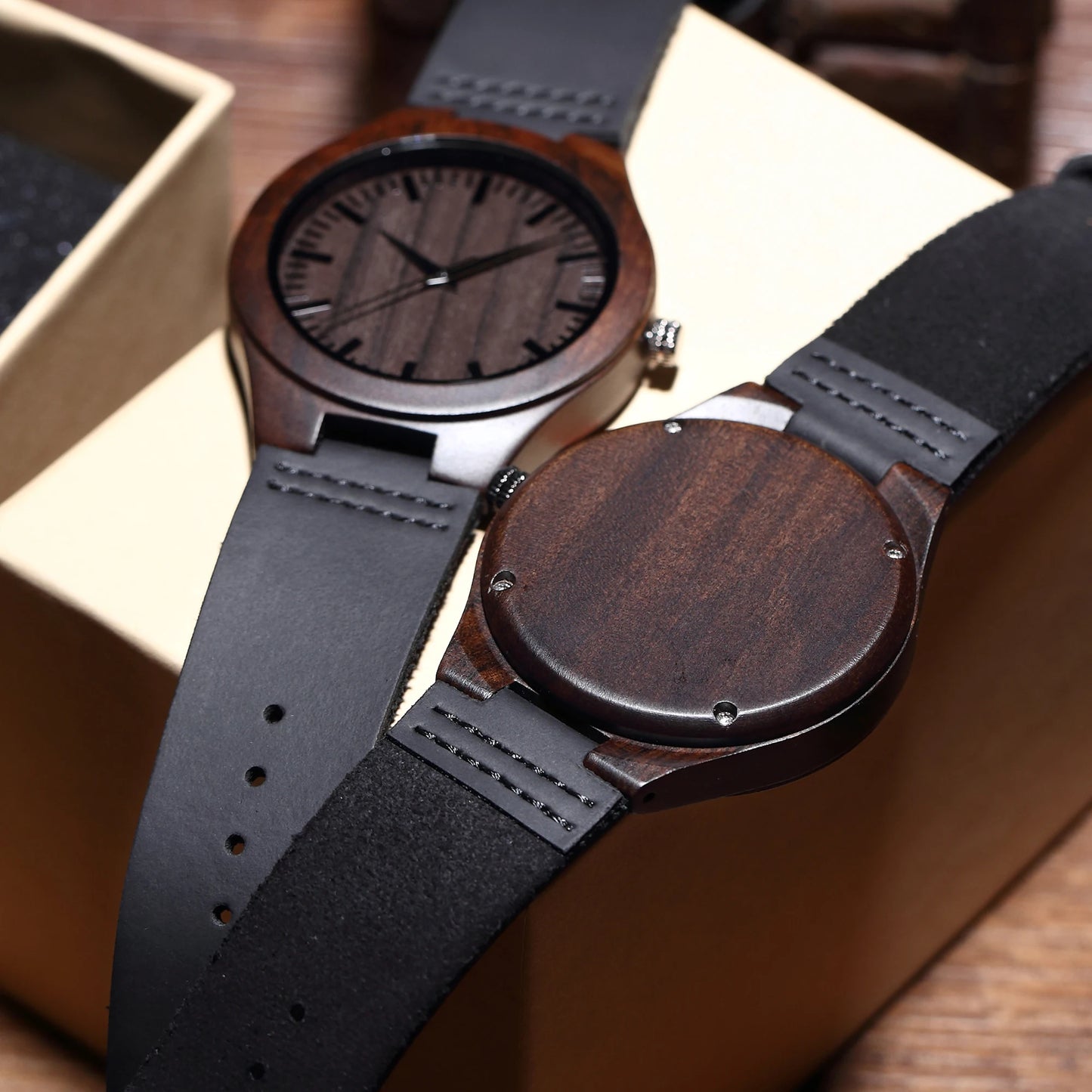 Nordic Minimalist Wooden Watch – Japanese Quartz Movement