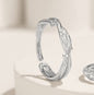 A Pair Of Thorn Rose Couple Rings 925 Silver