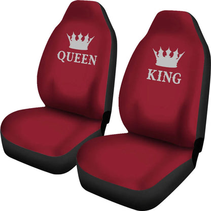 Queen and King His and Hers Car Seat Covers Set