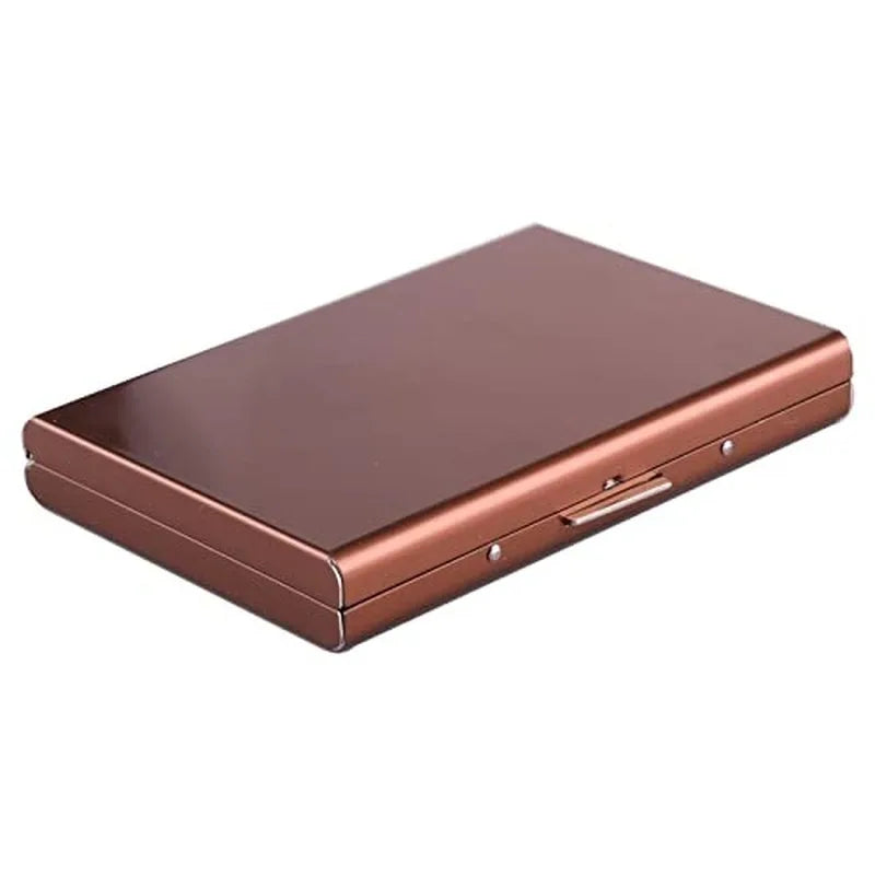 RFID-Blocking Slim Aluminum Wallet – Minimalist Cardholder for Men