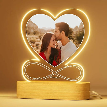 Personalized LED Picture Frame HIM&HER Day Gift