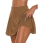 Y2K High-Waist Sports Skort – 12 Colors, All-Season Comfort