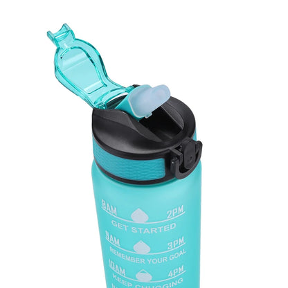 1 Liter Water Bottle Motivational Sport Water Bottle Leakproof