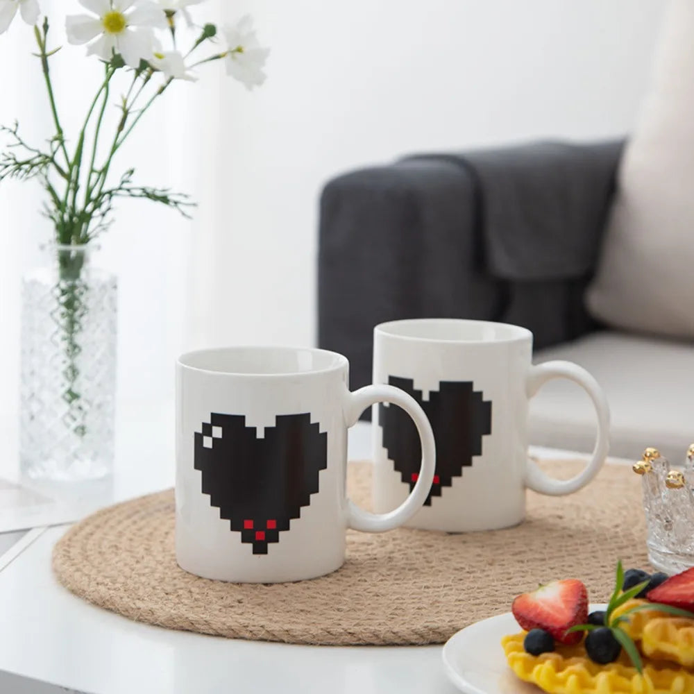 Color-Changing Love Mug – 11oz Magic Couple Coffee Cup