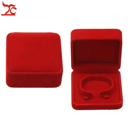Quality Wedding Jewelry Storage Case Amazing Red Velvet