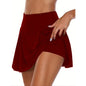 Y2K High-Waist Sports Skort – 12 Colors, All-Season Comfort
