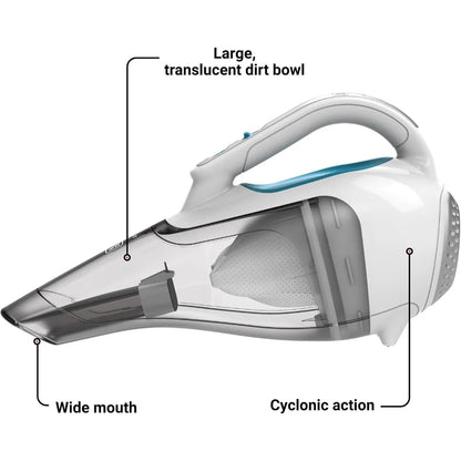 BLACK+DECKER Cordless Handheld Vacuum – Powerful & Portable