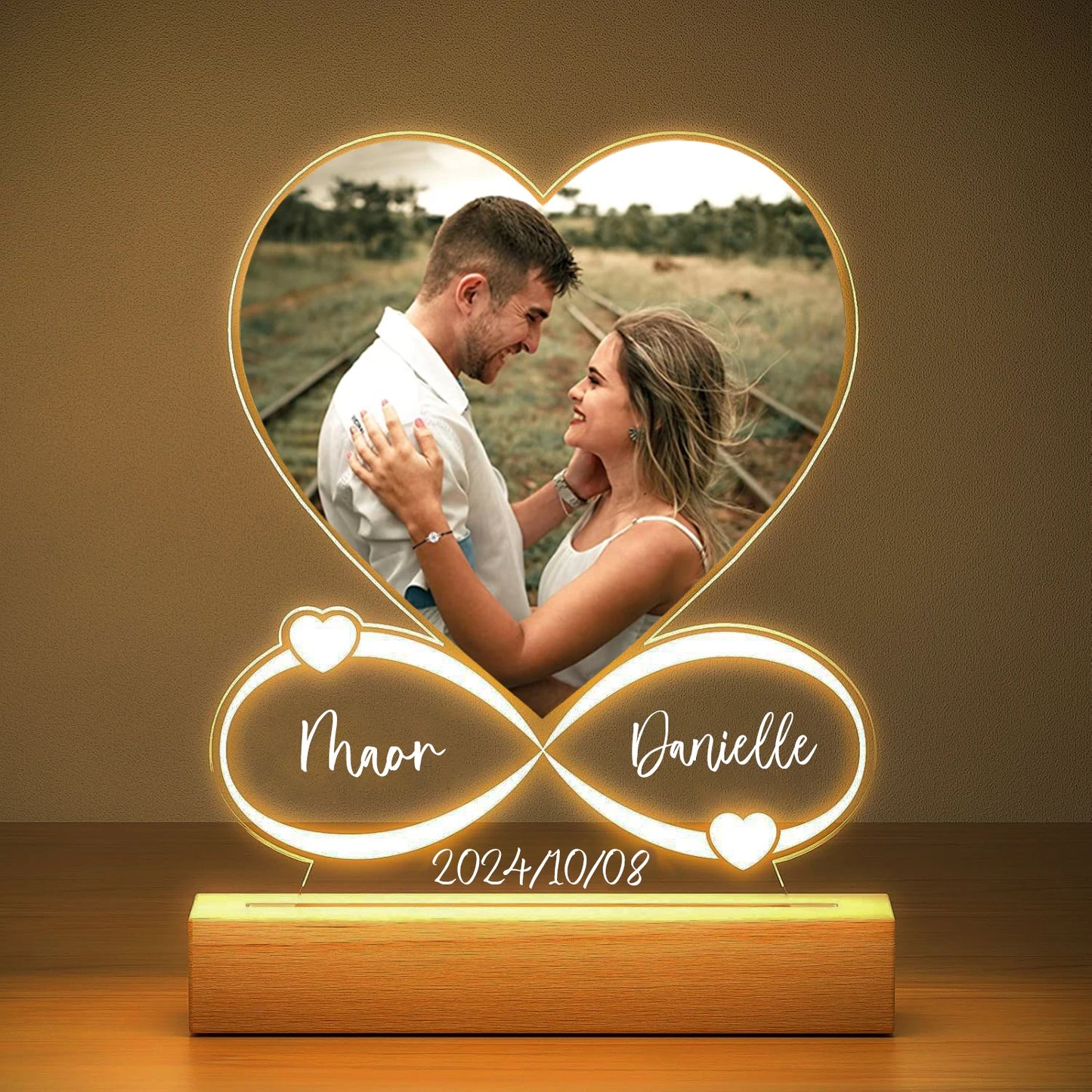 Anniversary 3D printing MOON LAMP  Couples Gifts