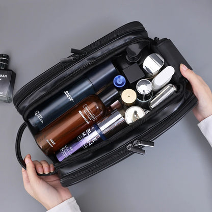 Multi-Pocket Travel Toiletry Bag – Waterproof Cosmetic Organizer